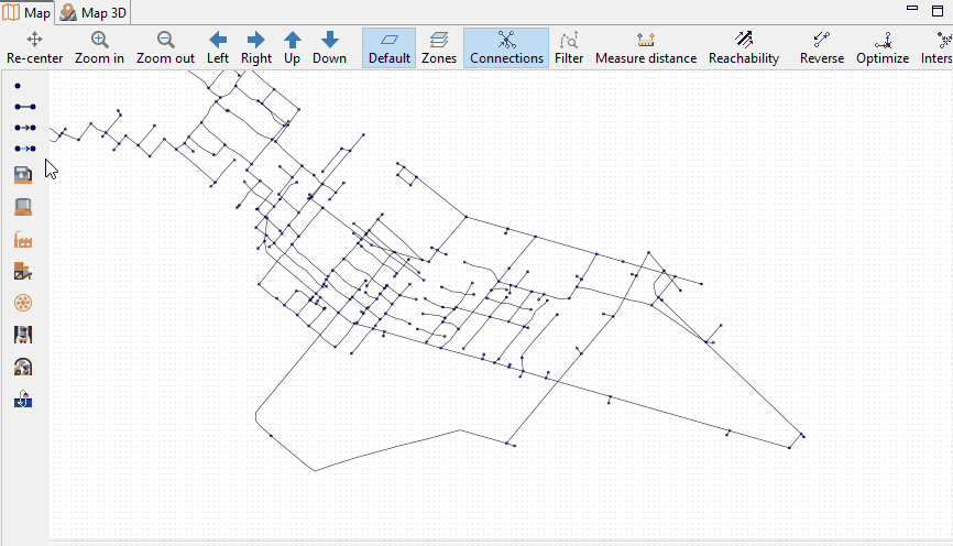 Creating a stope from palette