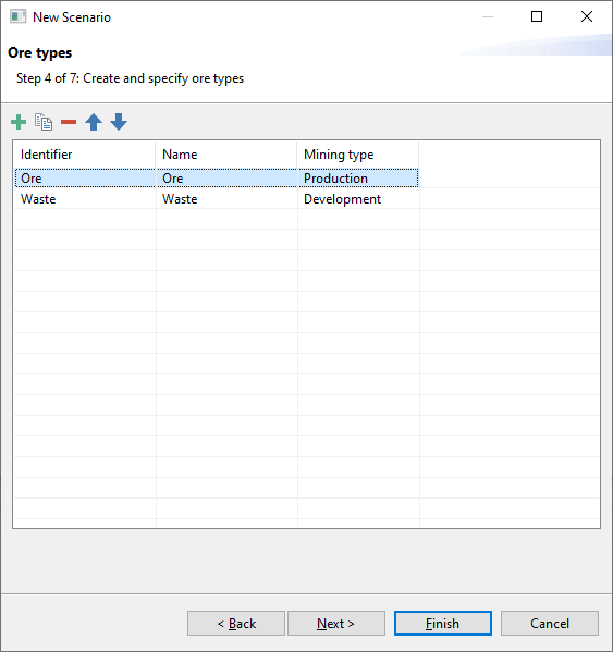Step 4 of new scenario wizard