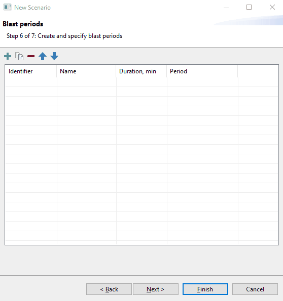 Step 6 of new scenario wizard