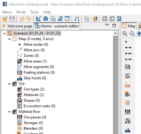 Saving a scenario to a file